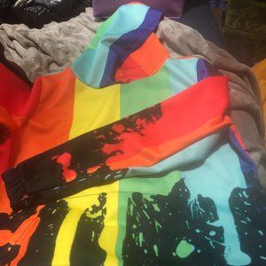 Size M Rainbow hoodie
